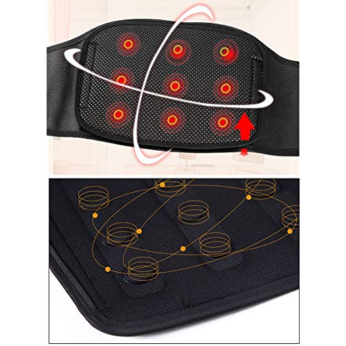 TANGIST Soporte Lumbar Cinturón Reforzado Soporte para La Espalda Universal para Dolor Muscular & Espalda Baja Postura,  para Estabilidad Lumbosacra (Size : L)