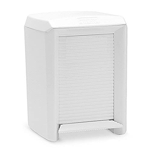 TATAY Olympia Cubo baño con apertura a pedal y cubeta interior extraible, 7 l de capacidad, Plastico Polipropileno, Blanco, 21.00x21.50x29.00 cm