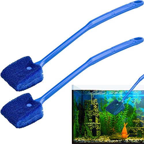 TDDL 2PCS Cepillo de Esponja para Limpieza de Pecera de Acuario 40cm Cepillo de Limpieza para Algas de Acuario Herramientas de Limpieza de Pecera