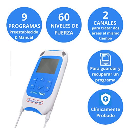 TensCare Perfect Tens+ Calcetines Conductivos- para el dolor de Pirs y la Artritis, Mejora el flujo Sanguíneo que Aumenta la Circulación