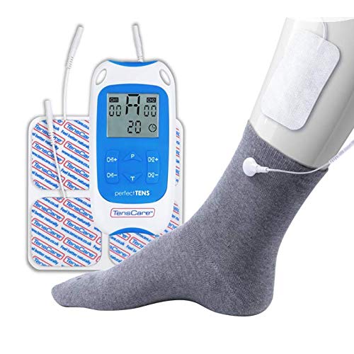 TensCare Perfect Tens+ Calcetines Conductivos- para el dolor de Pirs y la Artritis, Mejora el flujo Sanguíneo que Aumenta la Circulación