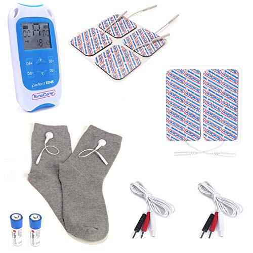 TensCare Perfect Tens+ Calcetines Conductivos- para el dolor de Pirs y la Artritis, Mejora el flujo Sanguíneo que Aumenta la Circulación