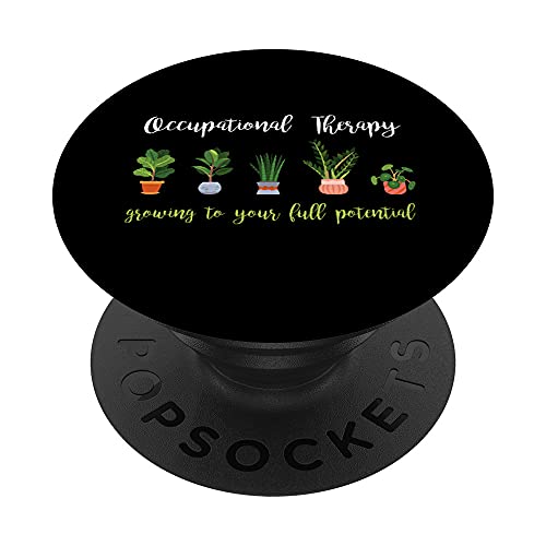 Terapia ocupacional OT Mes Divertidos Macetas PopSockets PopGrip Intercambiable