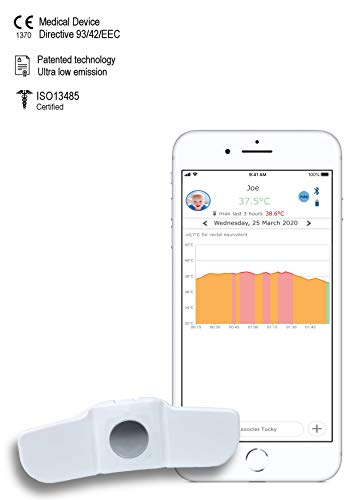 Termómetro inteligente Tucky 24h – Medición constante y remota de la temperatura para todas las edades