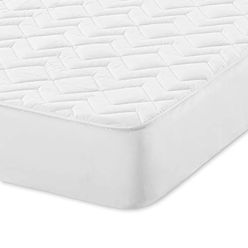 TextilECO Protector de Colchon Acolchado. Funda de Colchon Impermeable Transpirabe Silenciosa. Ecologica Antiacaros. Calidad Suave Comodo. Microseda. Cama 150 x 190/200 cm
