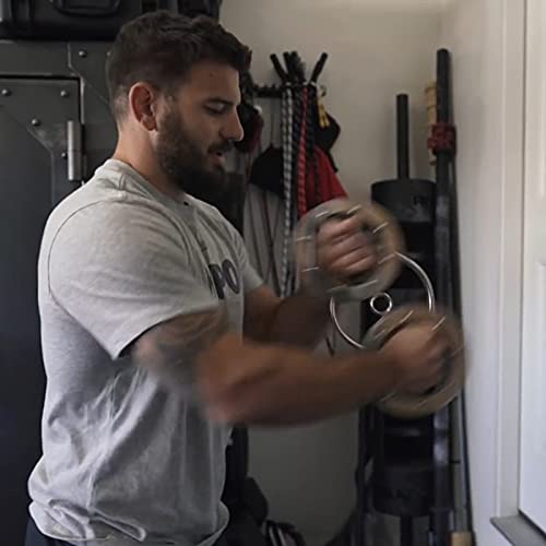 TIM-LI Spinner De Velocidad Multifuncional De 8/12/18 Libras, Máquina De Brazo De Velocidad para Herramienta De Ejercicio En El Hogar O Gimnasio, Empuñaduras Giratorias De 360 Grados,Negro,12LBS