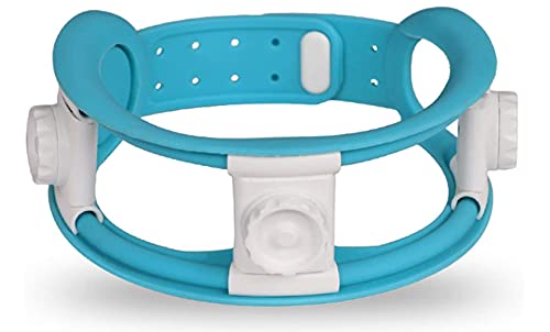 tjz Corrector De Tortícolis para Bebés, Órtesis Ajustable De Gel De Sílice para El Cuello Torcido De 6 Meses a 7 Años, Manejo Eficaz De La Tortícolis Muscular Congénita, Azul