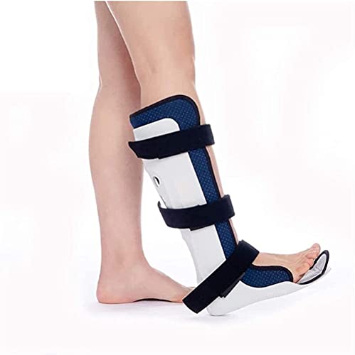 tjz FéRula Nocturna para Fascitis Plantar, Inmovilizador OrtopéDico para Dormir, Bota EláStica, Soporte Suave para Piernas, para EspolóN del TalóN, Dolor De Pie(Color:Right,Size:L)
