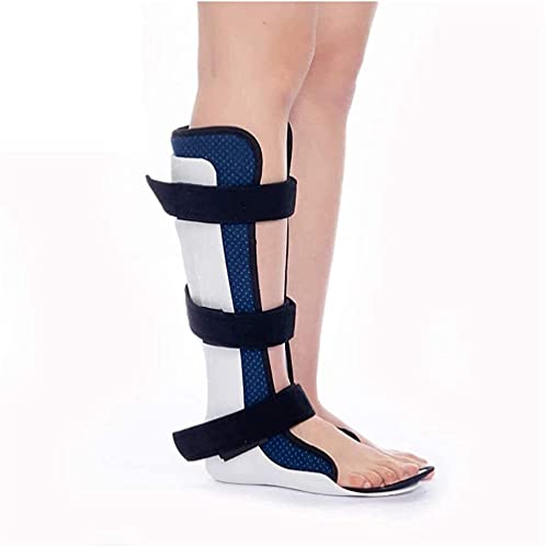 tjz FéRula Nocturna para Fascitis Plantar, Inmovilizador OrtopéDico para Dormir, Bota EláStica, Soporte Suave para Piernas, para EspolóN del TalóN, Dolor De Pie(Color:Right,Size:L)