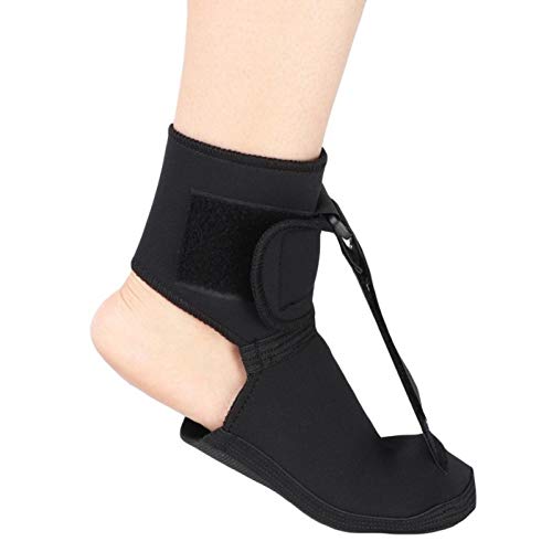 Tobilleras Para Esguince Fascitis plantar Noche férula caída del pie Ortesis Brace elástico ajustable soporte for el tobillo del talón del tobillo for el arco del pie Dolor Tobilleras ( Size : M )