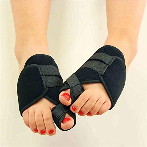 Toe Enderezadora, Juanete Juanete Corrector Ortopédico Férula Brace, Dedo Gordo del Pie Alisadores Separadores En Horario Nocturno Hallux Valgus Férulas (1 Par),A