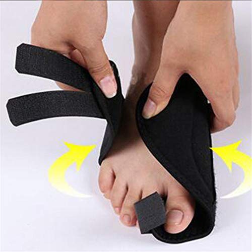 Toe Enderezadora, Juanete Juanete Corrector Ortopédico Férula Brace, Dedo Gordo del Pie Alisadores Separadores En Horario Nocturno Hallux Valgus Férulas (1 Par),A