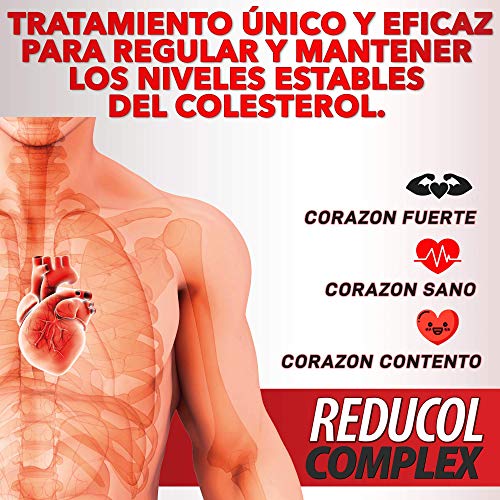 Tratamiento para el Colesterol | Levadura de Arroz rojo, Coenzima Q10, Resveratrol y Vitamina D | Colesterol sano | Reduce los niveles de Colesterol | Protege la salud cardiovascular | 60 cápsulas.