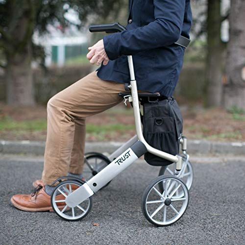 Trustcare Let's Go Out - Andador con ruedas, color beige y plateado
