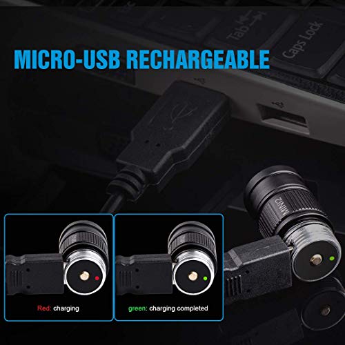 TrustFire MINI2 Mini Linterna 220 lúmenes Llavero EDC USB recargable con batería de litio 10180 Pequeño Perfecto para acampar, senderismo, caza, mochilero, pesca y barbacoa