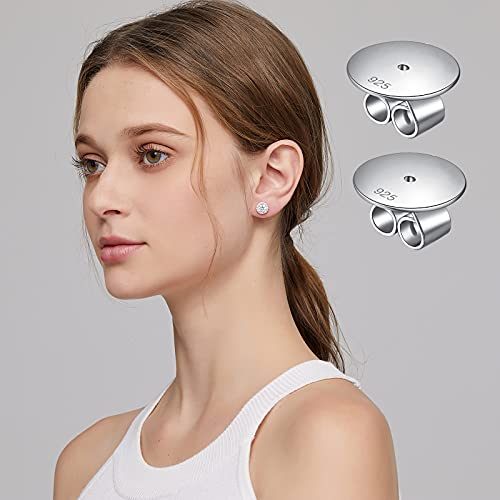 Tuercas Pendientes Levantadores De Pendientes Pendientes Respaldos Pendientes Hipoalergénico Levanta Plata Hipoalergenicos Mujer Niña Bala