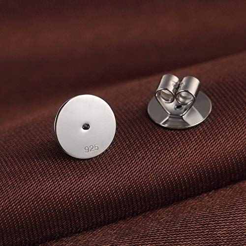 Tuercas Pendientes Levantadores De Pendientes Pendientes Respaldos Pendientes Hipoalergénico Levanta Plata Hipoalergenicos Mujer Niña Bala