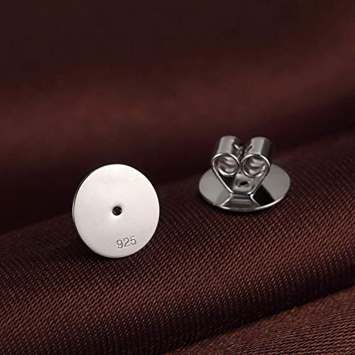 Tuercas Pendientes Levantadores De Pendientes Pendientes Respaldos Pendientes Hipoalergénico Levanta Plata Hipoalergenicos Mujer Niña Bala