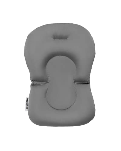 TWISTSHAKE 78829 Asiento de baño para bebé, antideslizante, suave, flotante, cojín de aire, Gris Pastel, Talla única