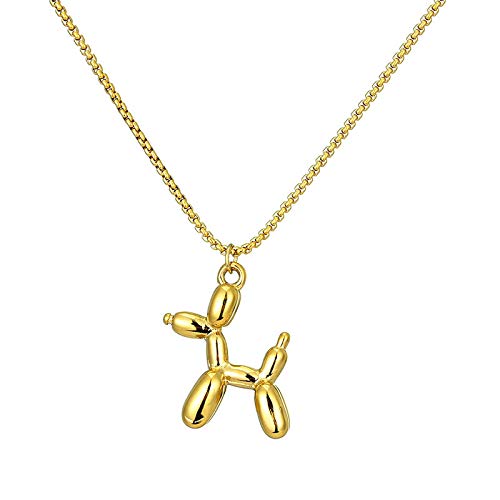 U/D Collar de Perro Cachorro Lindo Fresco Simple Cadena de clavícula Luz de Lujo Diseño no Convencional Sentido Sen no se desvanece