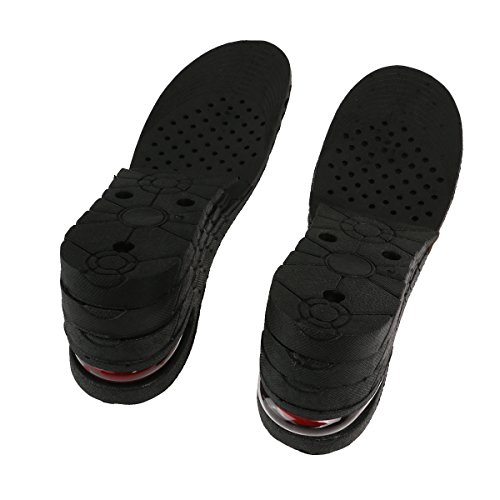 UEETEK Plantillas de aumento Plantillas Altura 1 par de Camel Unisex 8 CM cuatro capas plantilla aumento Invisible ascensor plantilla zapato Pad