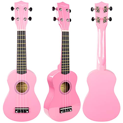 Ukelele de tipo soprano de Martin Smith con bolsa para Ukelele y libro de acordes