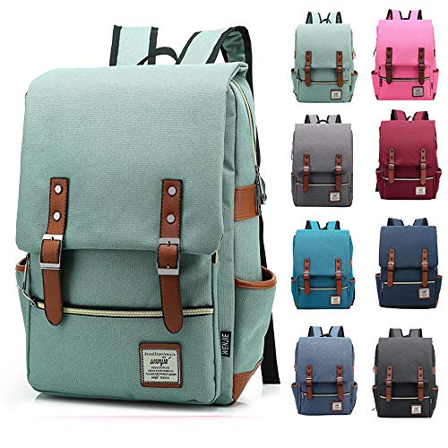 UKKD Bolsa para la Escuela Vendimia De La Manera Bolsos del Cuaderno Mochilas Hombres De Las Mujeres Hombro hacia Atrás Carpetas De Viaje,Gyl