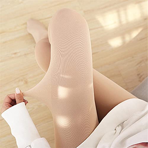 UKKO Pantimedias Mujer Medias De Compresión Leggings Mujeres Invierno Apretada Pantimedias Super Stretch Medias para Niñas Masaje Pies Medias Mallas-Black,S 40-65Kg