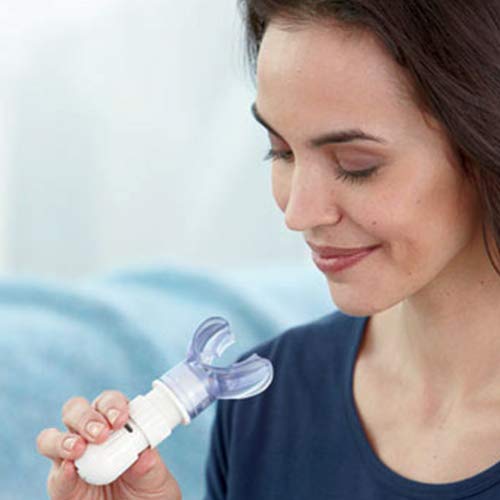 Ultrabreathe Ejercitador Pulmonar, Unisex Adulto, Blanco, U