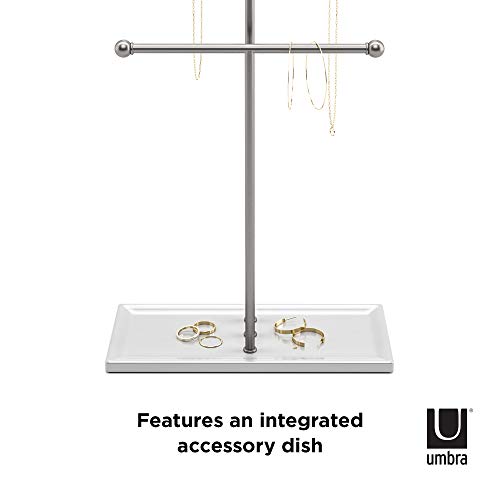 Umbra 299330-491 Trigem - Colgador de joyas Nickel, 48 x 23 x 10 cm