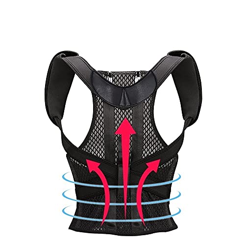 UOOD Corrector de Postura Completa Ajustable for Mujeres y Hombres, Abrazos for Mejorar la Postura y Proporcionar Apoyo Lumbar for Reducir el Dolor de Espalda Inferior y Superior Alivia el Dolor