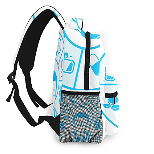 USGYY Mochilas Escolares, Diagnóstico Análisis Médico Mochila Niños Chicas Casual Mochila para Portatil Mochila Universidad Resistente Mochila Instituto