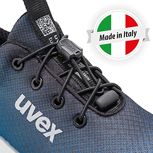 Uvex 1 Tune-up - S1 - P - Zapatos de trabajo - Puntera sin metal, Ideal para condiciones de trabajo en ambientes sucios o gastronomía para unisex adulto Azul 42 EU