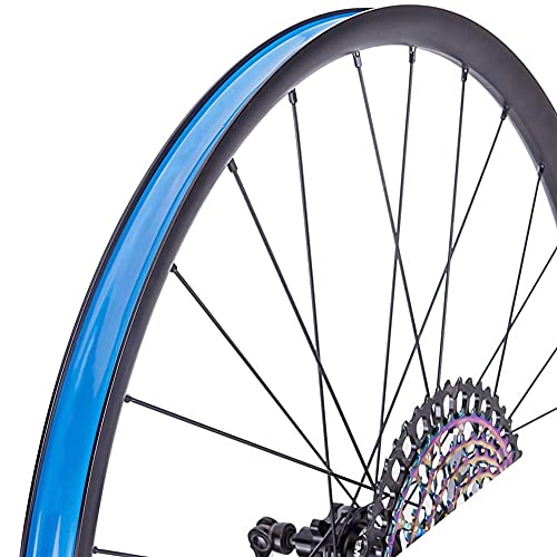 Vacío Cinta De Sellado De Tubo Interior Tinta De Bicicleta Azul Banda De La Tira De La Tira De La Rima Sin Cámara Para La Rueda Del Tubo De Fibra Rueda De Montaña Bicicleta Bicicleta De La Bicicleta