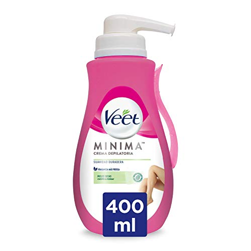 Veet Crema Depilatoria Corporal para Mujer, Con Dosificador, Piel Normal y Seca, 400 ml