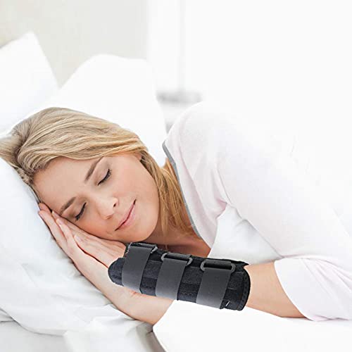 Vendaje De Muñeca Hombres Mujeres Muñequera Ajustable Ejercicio Deportivo Aliviar El Dolor Para Túnel Carpiano Alivio Del Dolor Fractura Muñeca Tendinitis Esguinces y Artritis Síndrome(Mano izquierda)