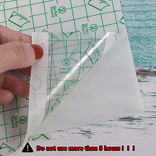 Vendaje Transparente Rollo de Película Impermeable Antibacteriano Transparente Banda Cinta de Vendaje para Heridas Vendas para Tatuajes Cinta Antialérgica de fijación Elástica de Yeso (15cm * 10m)