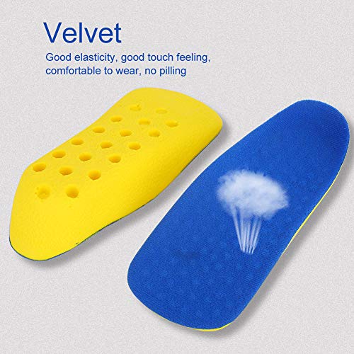 【Venta del día de la madre】Plantillas de aumento de altura de PU para corrección de pies, soporte para el talón, fascitis plantar, plantillas de arco apoya inserciones ortopédicas (L)