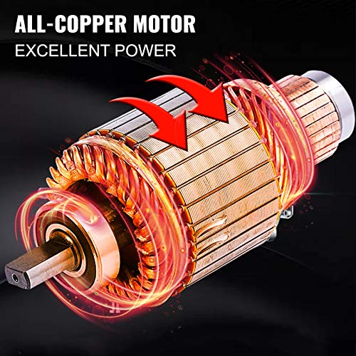 VEVOR Cabrestante Eléctrico 4000/4500 LBS Cabrestante Eléctrico de Recuperación Cabrestante Eléctrico para Coches con Cuerda de Acero/Sintética (4000 LBS, Cuerda de Acero)
