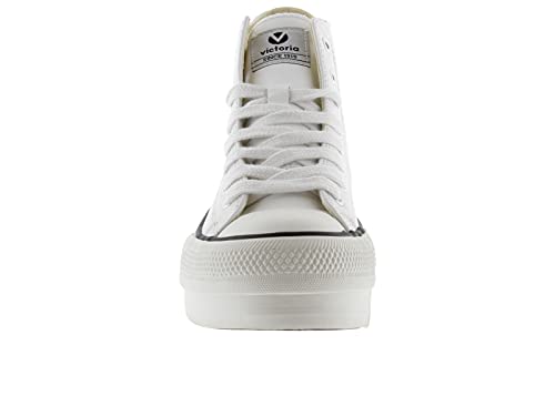 victoria Plano VICTORIA Tribu Zapatilla SINTÉTICA Efecto Piel 1061107-WOMEN para Mujer Blanco 41