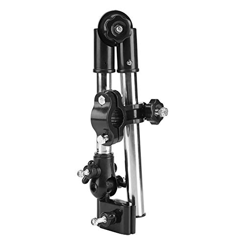 Vikenar 360 ° Paraguas Ajustable Soporte de Soporte de Soporte para bebé Cochecito de bebé Silla de Bicicleta Negro