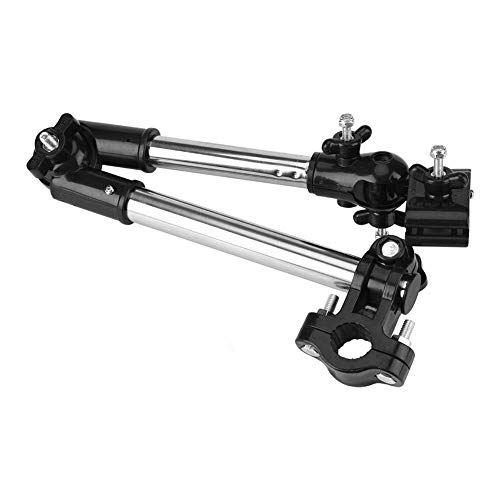 Vikenar 360 ° Paraguas Ajustable Soporte de Soporte de Soporte para bebé Cochecito de bebé Silla de Bicicleta Negro