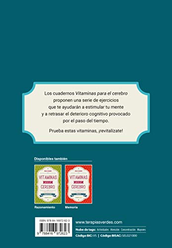 Vitaminas para el cerebro. Atención (Terapias Actividades)