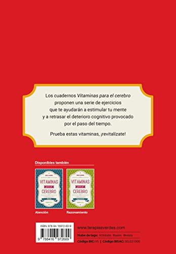 Vitaminas para el cerebro. Memoria  (Terapias Actividades)