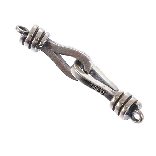 VORCOOL DIY Broche de Pulsera Pinza de Langosta Broches Collar Clips Hebilla Conector Sujetador Simple Joyería Haciendo Accesorio para Artesanía Casera