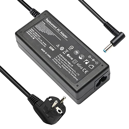 VUOHOEG 65W Adaptadores HP, 19.5V 3.33A Cargador Adaptador para Portátil HP Stream 11 13 14/Elitebook Folio 1040 G1/Spectre X360/Pavilion 11 14 15 17/Touchsmart 15 17 M6 M7 Series 4.5x3.0mm