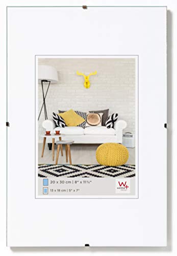 Walther Design RB130K Titular de Imagen Sin Marco, Vidrio Transparente, 21 X 29,7 cm