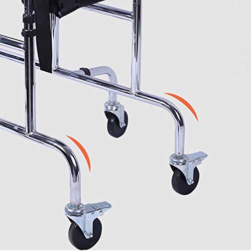 WANGXNCase Andador con 6 Ruedas para niños con parálisis Cerebral, Andador móvil de Altura Ajustable, Ruedas de 6 Ruedas con Asiento Equipo de Asistencia para discapacitados
