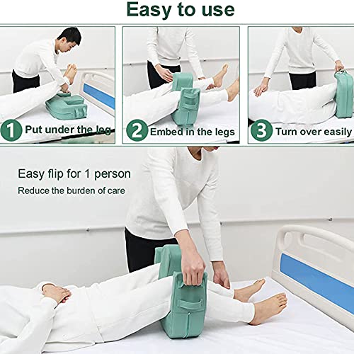 WANGXNCase Ayuda De Rotación para Personas Mayores, Almohadilla Giratoria Antiescaras Que Ahorra Trabajo, para Pacientes Paralizados Postrados En Cama/Herramienta De Cuidado Geriátrico, Verde