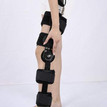 WANGXNCase Órtesis De Rodilla Rodillera Envuelta Después De Una Cirugía De Esguince, Extensión De La Rodillera, Soporte Articular Articulado, Adecuado para Artritis/LCA/Desgarro De Menisco